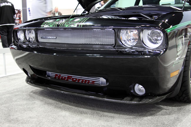 DODGE CHALLENGER 09-10 SEIBON OEM CARBON FRONTLIP - 4