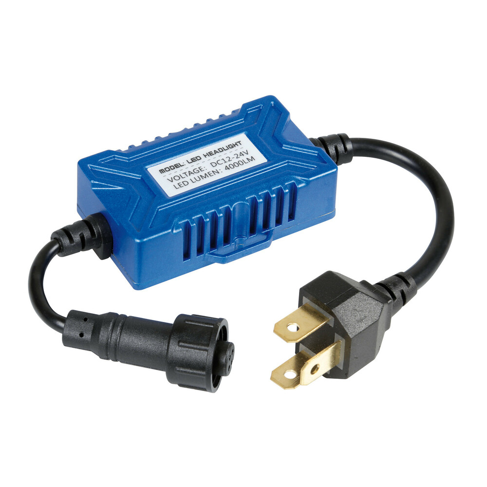 LED BULB AND RELAY KIT FOR H4, 25W 6500K - 3