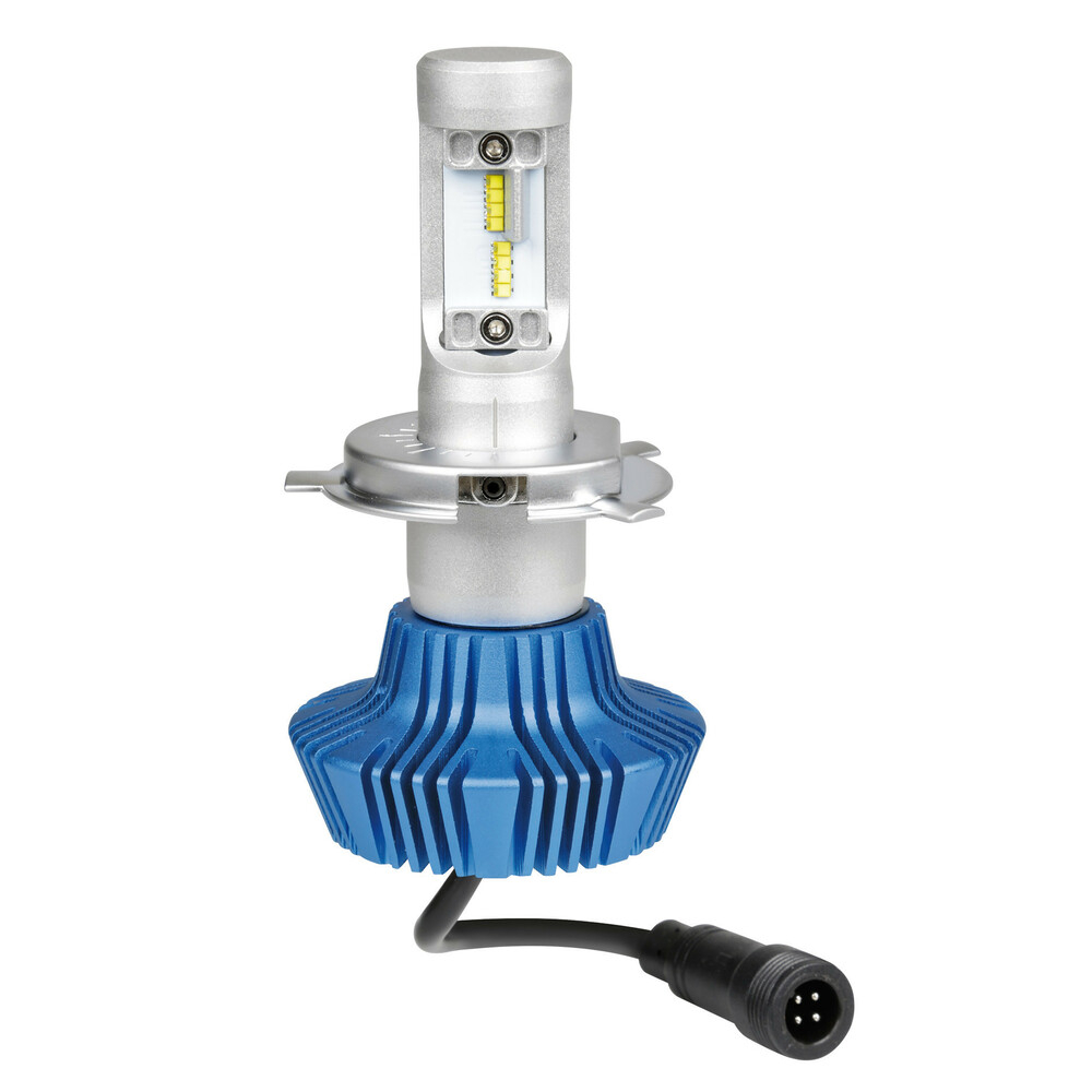 LED BULB AND RELAY KIT FOR H4, 25W 6500K - 2