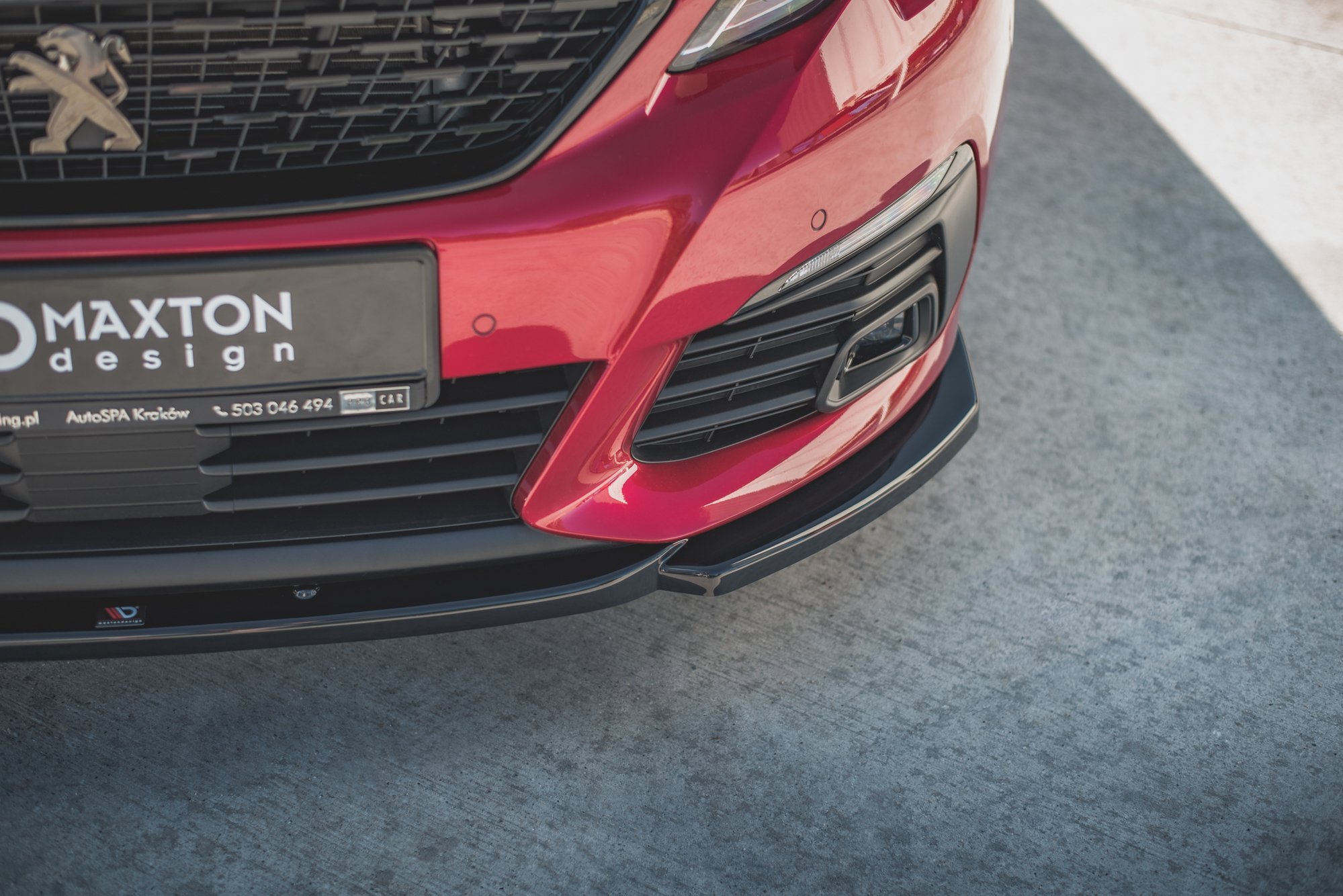 Front Splitter V.2 Peugeot 308 GT Mk2 Facelift - 2