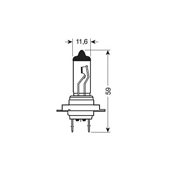 PACK OF 2 HALOGEN XENON BULBS H4 100 / 90W