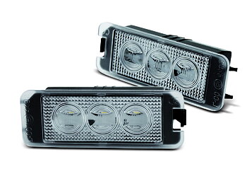 LICENSE LED LIGHTS VW GOLF IV VW GOLF V /VW GOLF VI/VW GOLF VII/VW PASSAT B6 /VW PASSAT CC/VW NEW BEATLE/VW EOS/ VW PHAETON/ VW LUPO/VW POLO/ VW SCIROCCO 3XLED VW LUPO  1999-2006 VW POLO  2001-2009- VW SCIROCCO 2009-