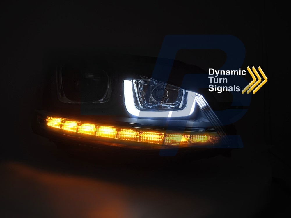 Headlights Silver LED Sequential DRL for VW Golf VII 2013–2017 - 5