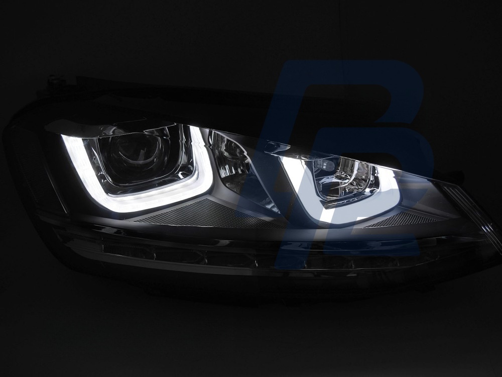 Headlights Silver LED Sequential DRL for VW Golf VII 2013–2017 - 4