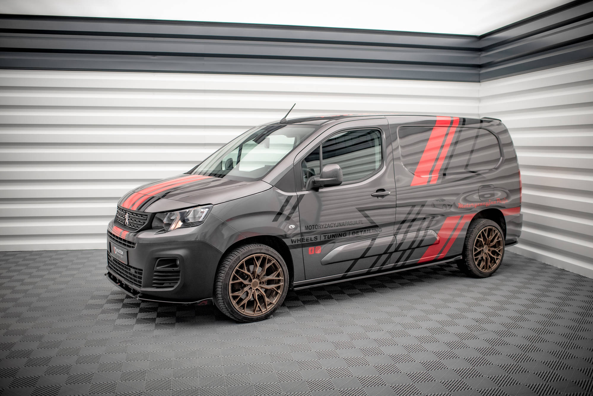 Side Skirts Diffusers Peugeot Partner Maxi Mk3 - 4