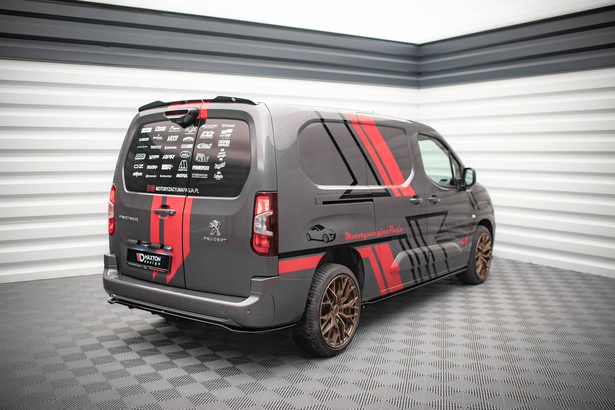 Spoiler CAP Peugeot Partner MK3 (2018-) - 2