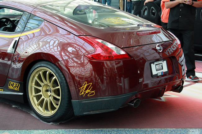 NISSAN 370Z 09-10 SEIBON SR CARBON BAKRE STÖTFÅNGARE LÄPP - 3