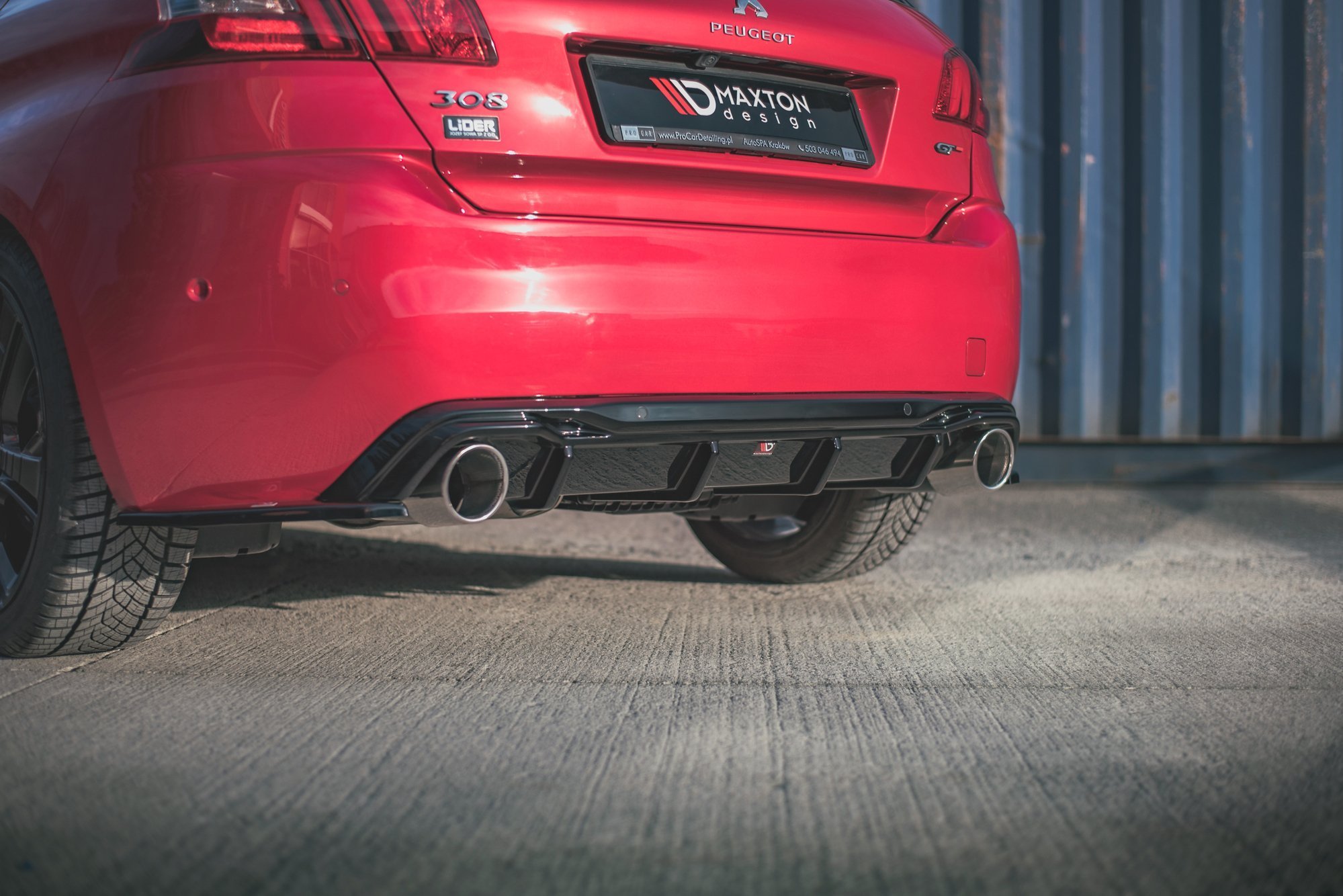 Rear Side Splitters Peugeot 308 GT Mk2 Facelift - 3