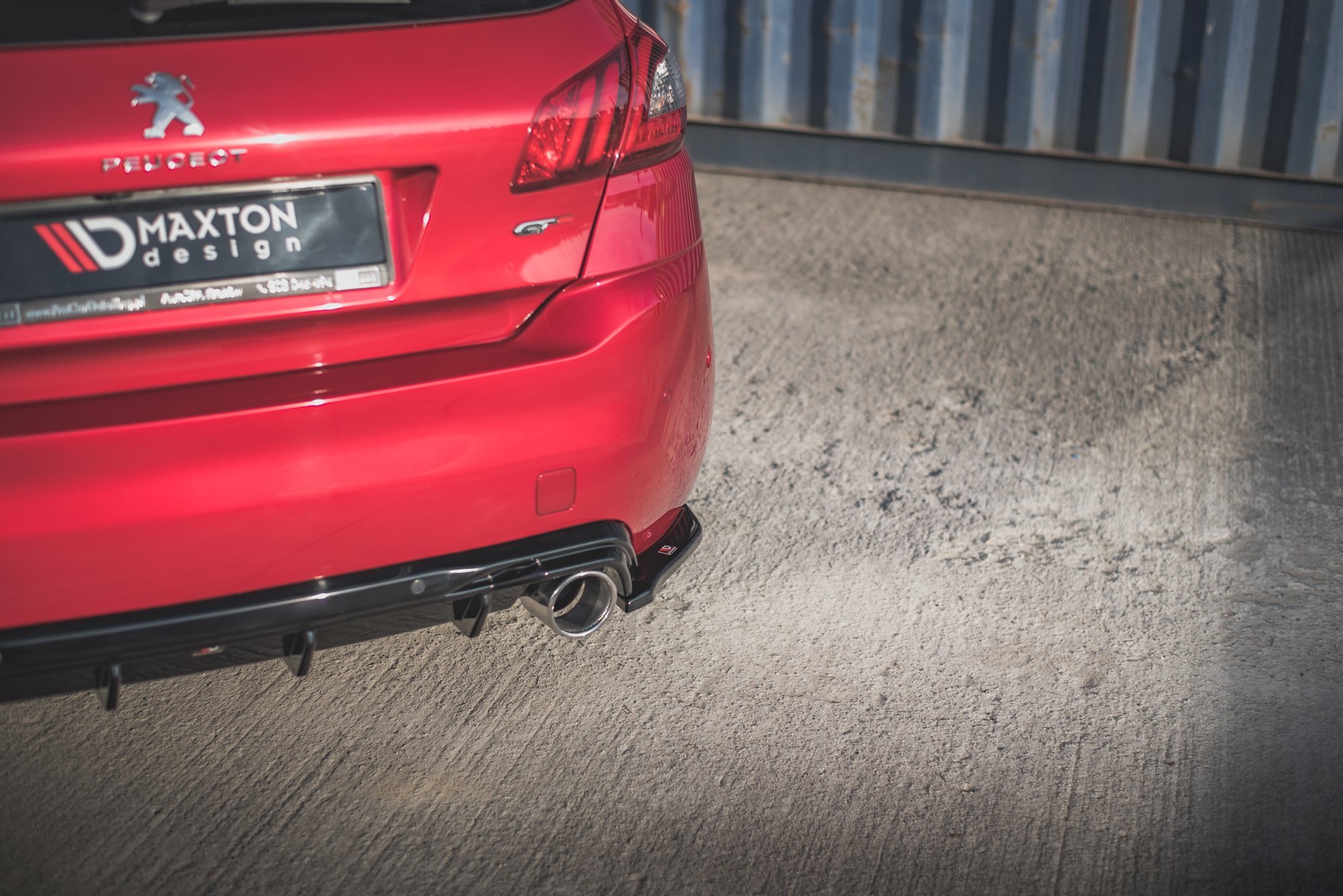 Rear Side Splitters Peugeot 308 GT Mk2 Facelift - 5