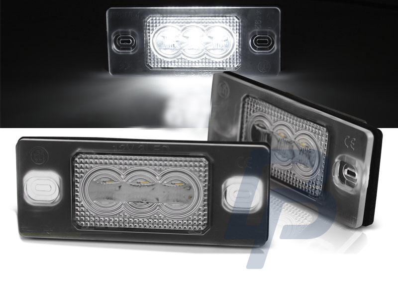 LICENSE LED LIGHTS VW TIGUAN / TOUAREG / GOLFV,VI VARIANT /  PORSCHE CAYENNE 3XLED CANBUS - 4