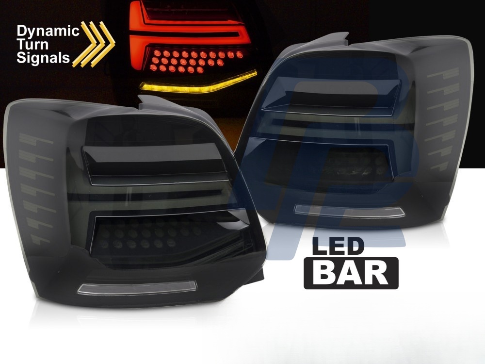 Full LED Tail Lights Smoked Sequential for VW Polo V 2009–2017 - 3