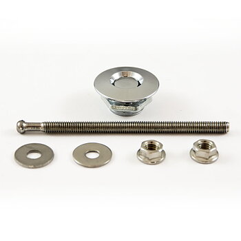 QUICK RELEASE PUSH CLIP SILVER HEAD M6