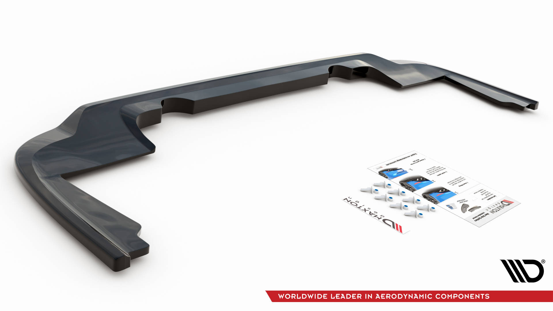 Central Rear Splitter (Vertical Bars) Peugeot Partner Long Mk3 - 6