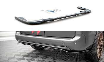 Central Rear Splitter (Vertical Bars) Peugeot Partner Long Mk3