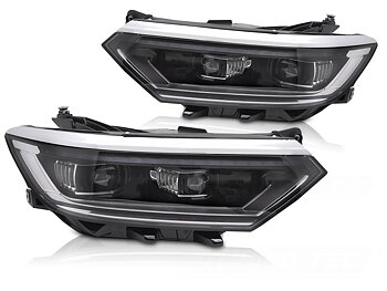 STRÅLKASTARE FULL LED DRL TILL VW PASSAT B8 2014-2019