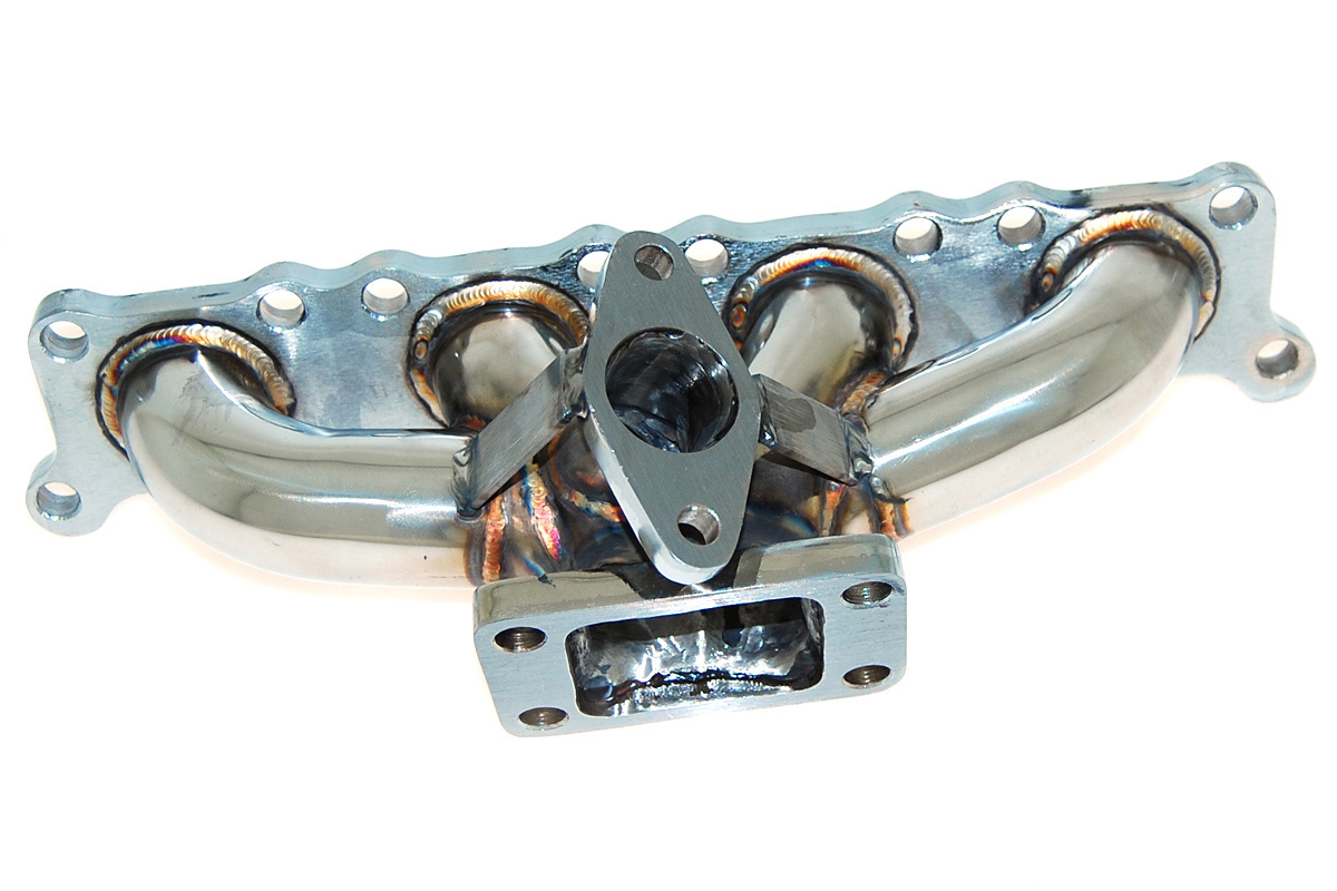 AUDI/VW 1.8T T3 STAINLESS STEEL TURBO HEADER - 3