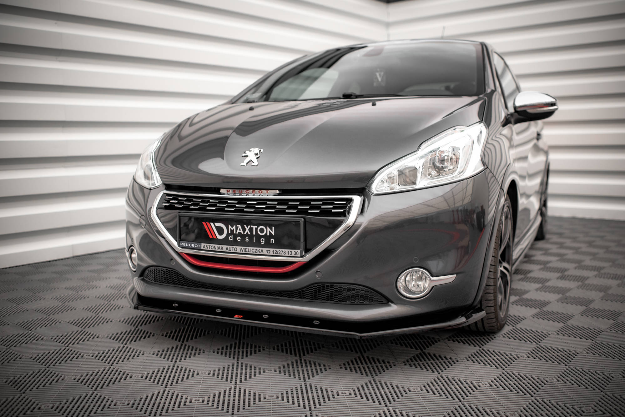 Front Splitter V.1 Peugeot 208 GTI MK1 - 4