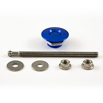 QUICK RELEASE PUSH CLIP BLUE HEAD M6