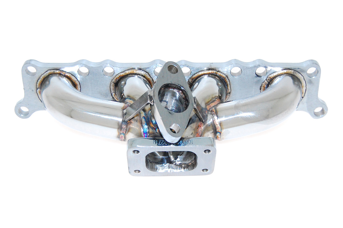AUDI/VW 1.8T T25 STAINLESS STEEL TURBO HEADER - 4