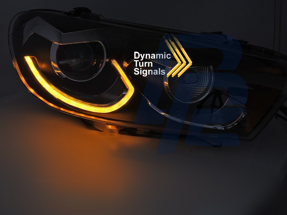 Headlights Full LED Sequential for VW Scirocco III 2008–2014 - 4