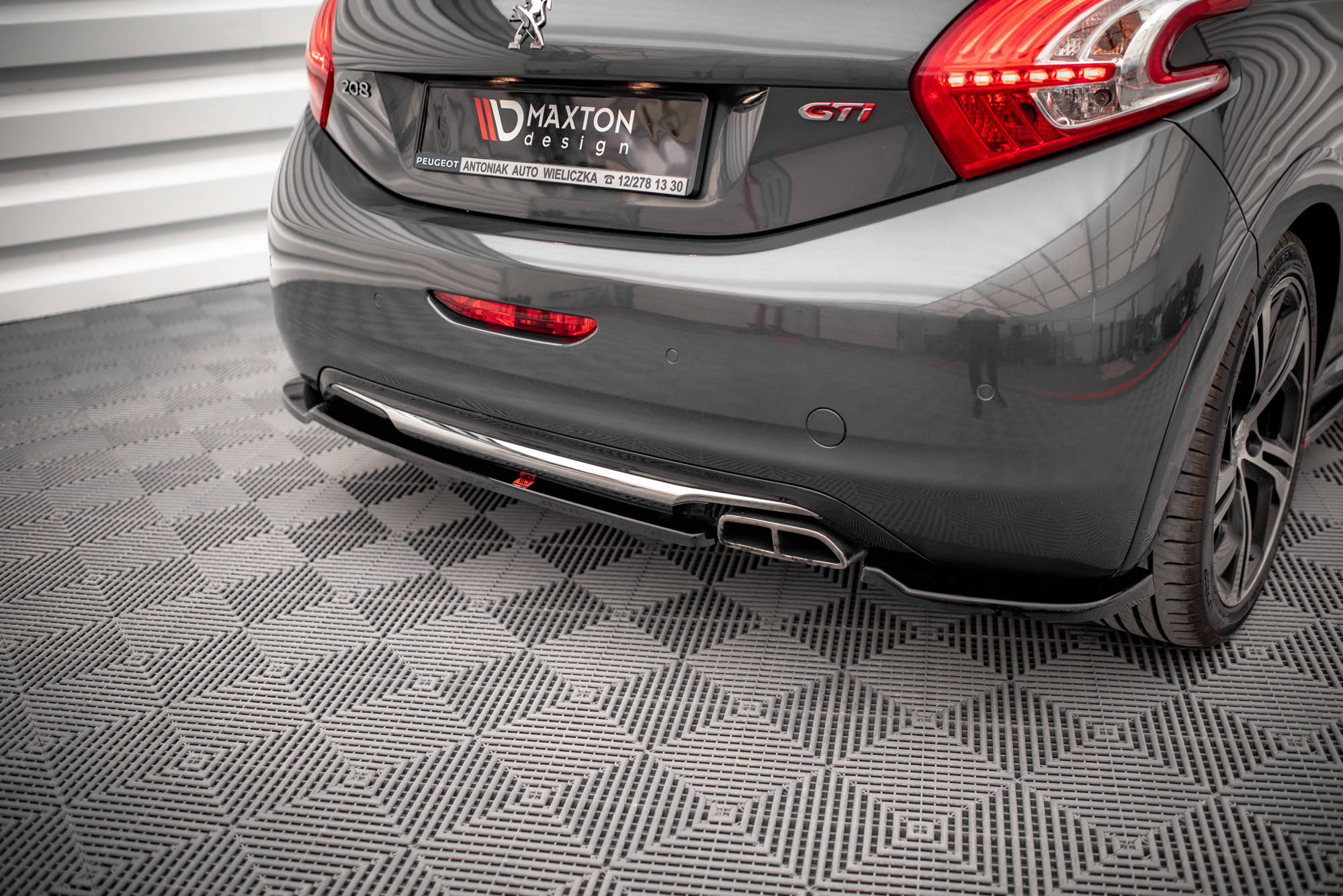 Rear Side Splitters Peugeot 208 GTI MK1 - 2