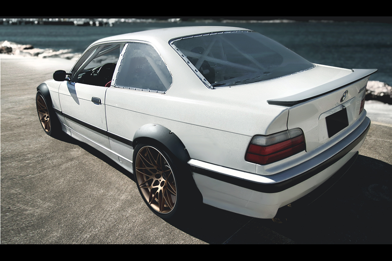BMW E36 COUPE FENDER FLARES (FRÄMRE&BAKRE) - 2