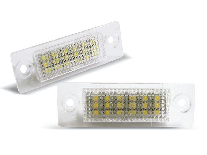 LICENSE LED LIGHTS VW TOURAN/JETTA/CADDY/PASSAT/TRANSPORTER/SKODA SUPERB CANBUS LED