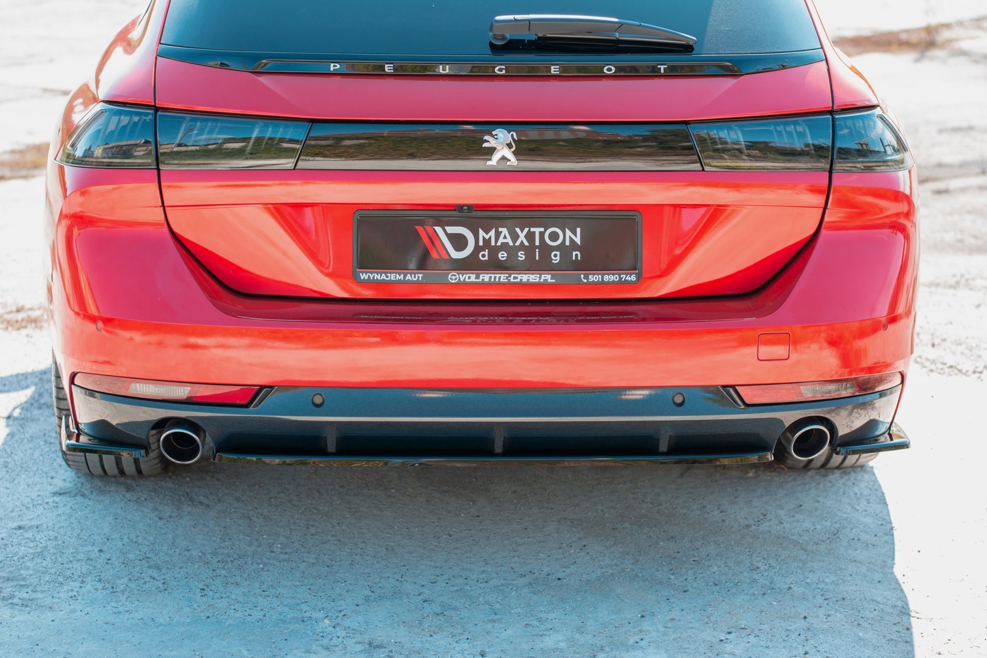 Central Rear Splitter Peugeot 508 GT Mk2 - 2