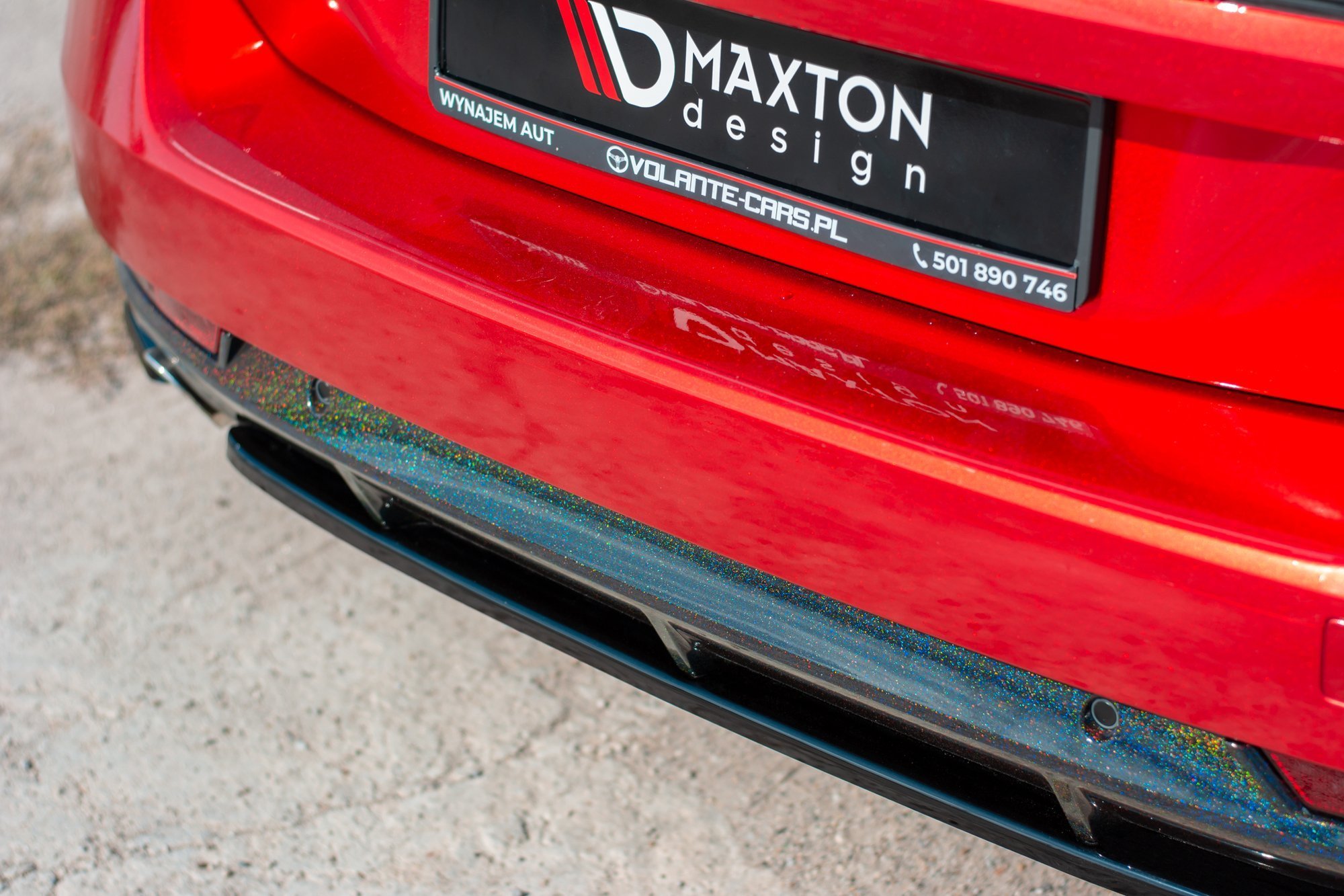 Central Rear Splitter Peugeot 508 GT Mk2 - 3