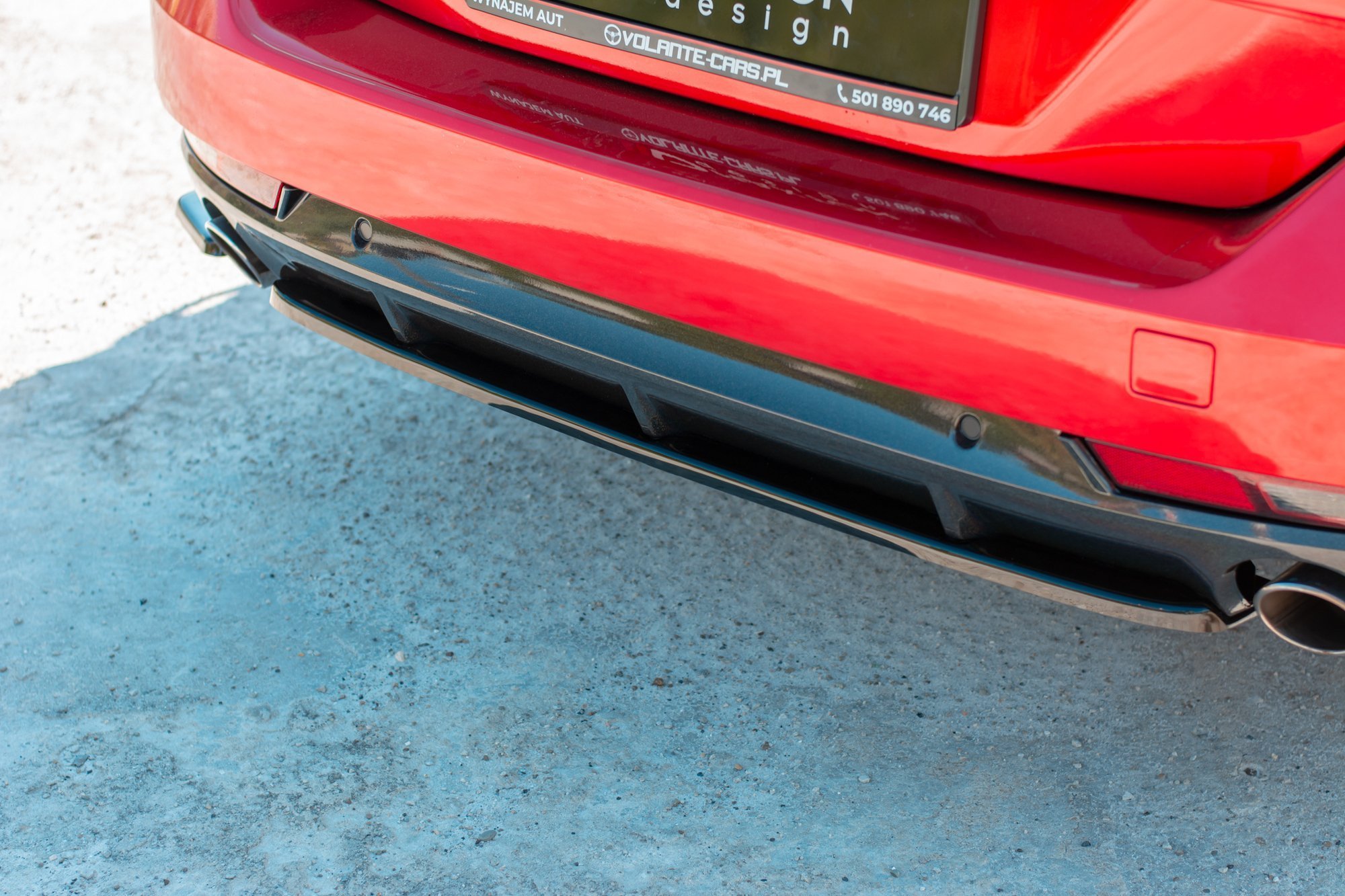 Central Rear Splitter Peugeot 508 GT Mk2 - 4