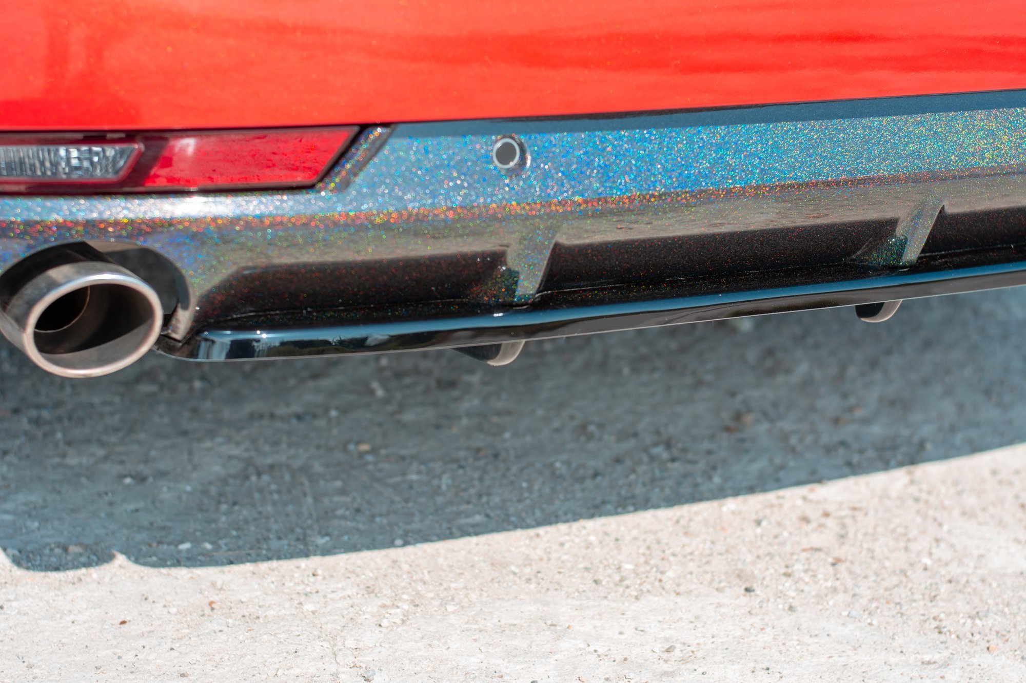 Central Rear Splitter (Vertical Bars) Peugeot 508 GT Mk2 - 5