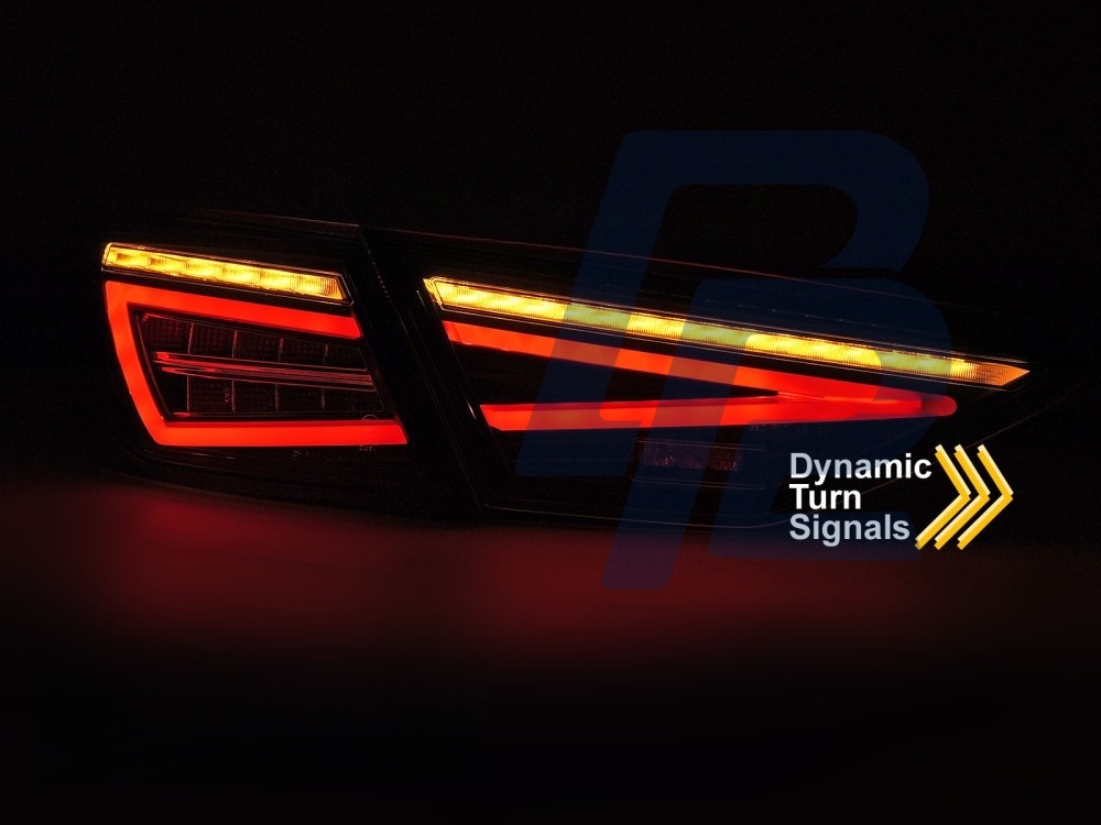 LED Tail Lights Black/Smoked for Seat Leon III 5F 2012–2020 Hb OEM LED - 5