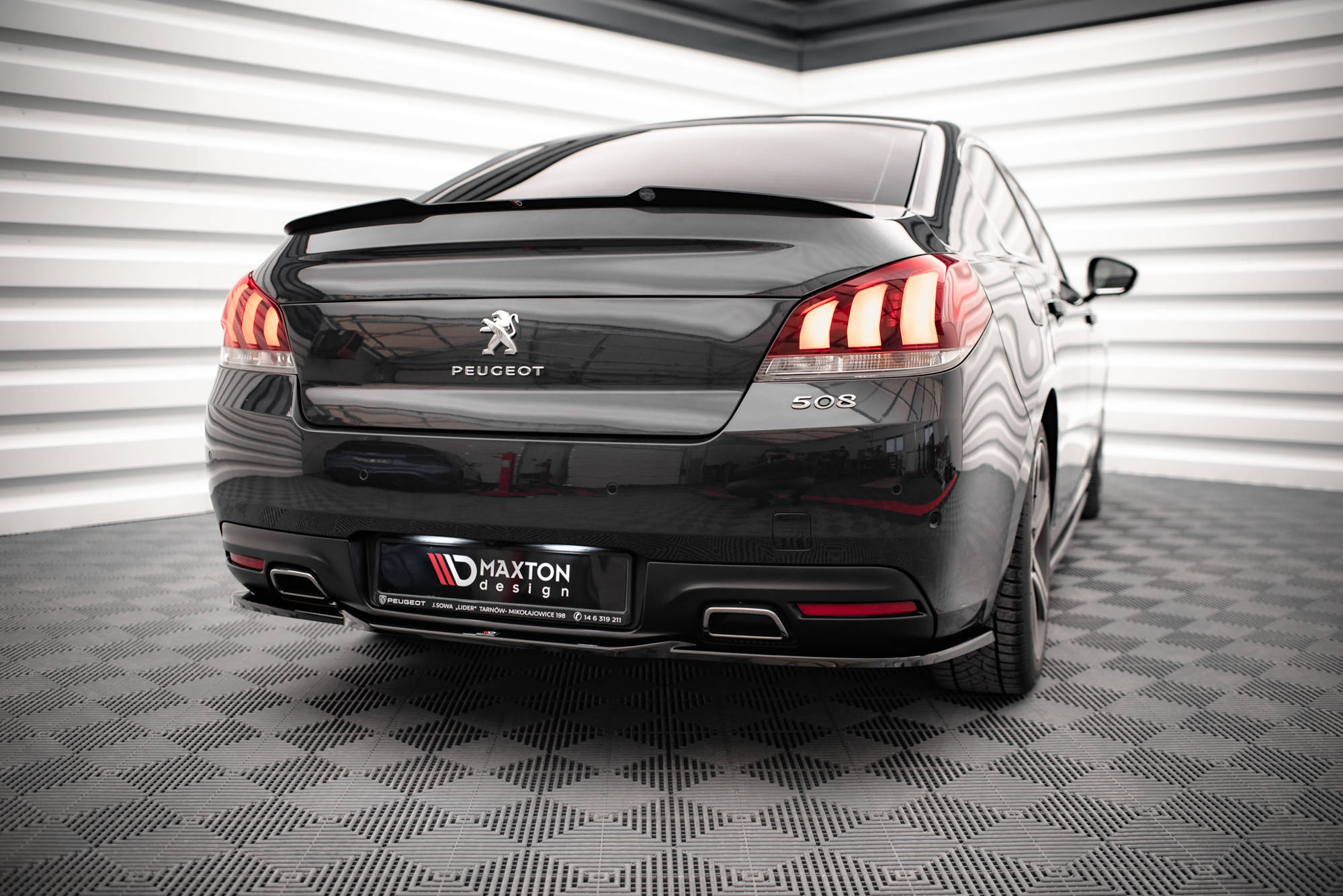 Spoiler CAP Peugeot 508 GT MK1 Facelift (2014-2018) - 2