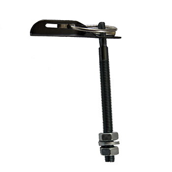 DAKAR ALUMINIUM BLACK HOOD FASTENERS (1X PAIR)