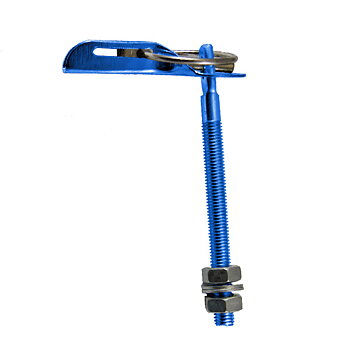 DAKAR ALUMINIUM BLUE HOOD FASTENERS (1X PAIR)