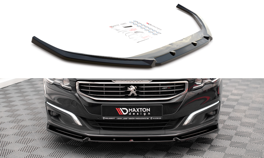 Front Splitter V.1 Peugeot 508 GT MK1 Facelift (2014-2018)