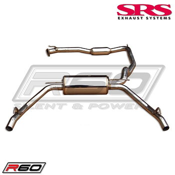 HONDA CIVIC 06+ FN2 TYPE-R SRS R60 CATBACK SYSTEM TÃŒV