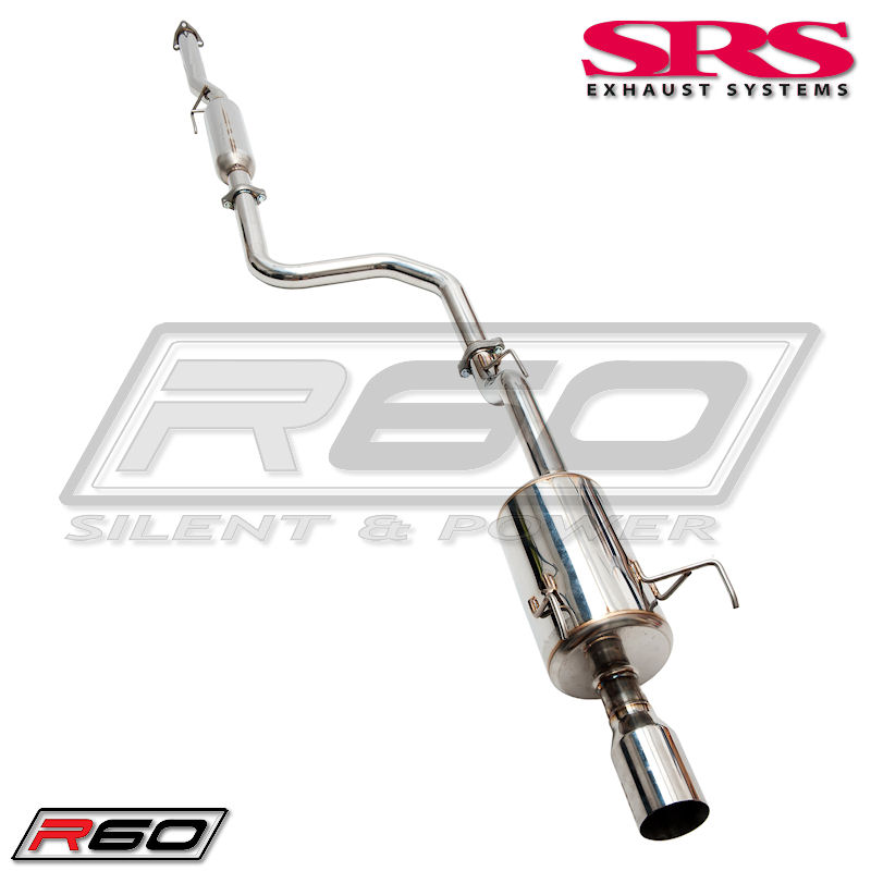 HONDA CIVIC 92-00 2/4D SRS R60 CATBACK SYSTEM TÃŒV - 4