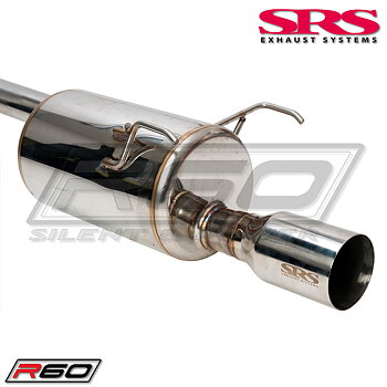 HONDA CIVIC 92-00 2/4D SRS R60 CATBACK SYSTEM TÃŒV