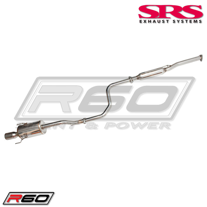 HONDA CIVIC 92-00 2/4D SRS R60 CATBACK SYSTEM TÃŒV - 2