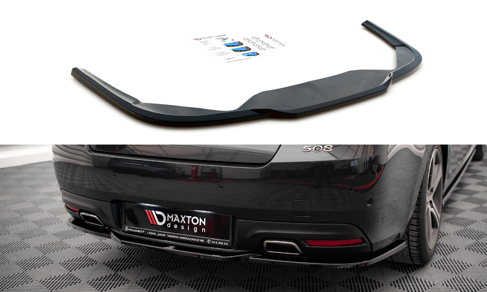Central Rear Splitter Peugeot 508 GT MK1 Facelift (2014-2018)