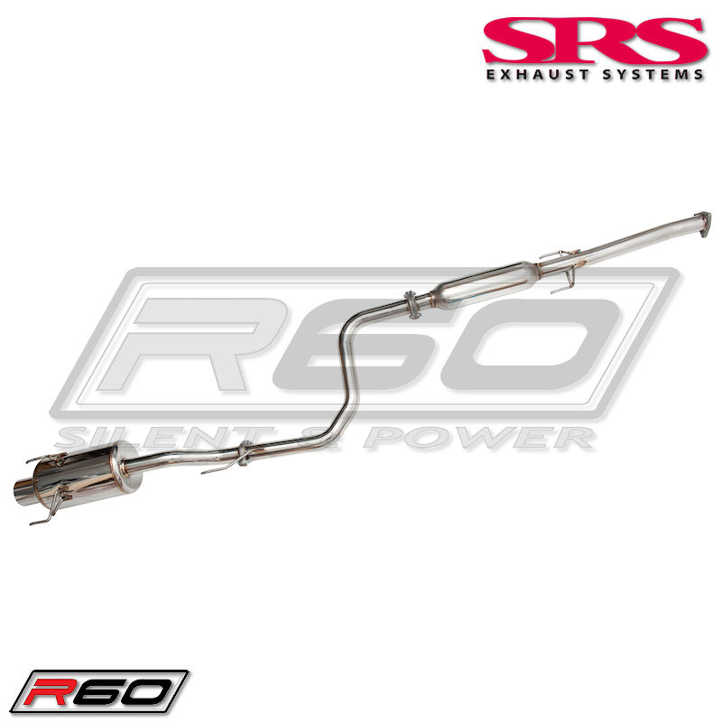 HONDA CRX DELSOL 92-97 SRS R60 CATBACK SYSTEM TÃŒV - 2