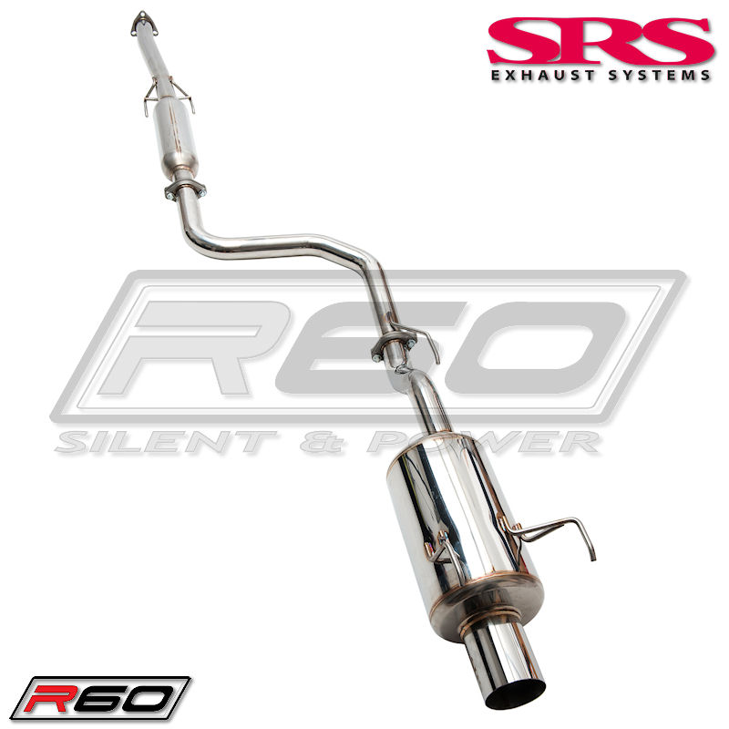 HONDA CRX DELSOL 92-97 SRS R60 CATBACK SYSTEM TÃŒV - 3