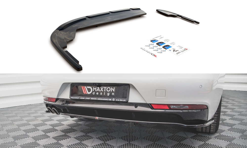 Central Rear Splitter (Vertical Bars) Peugeot 508 GT-Line Mk2