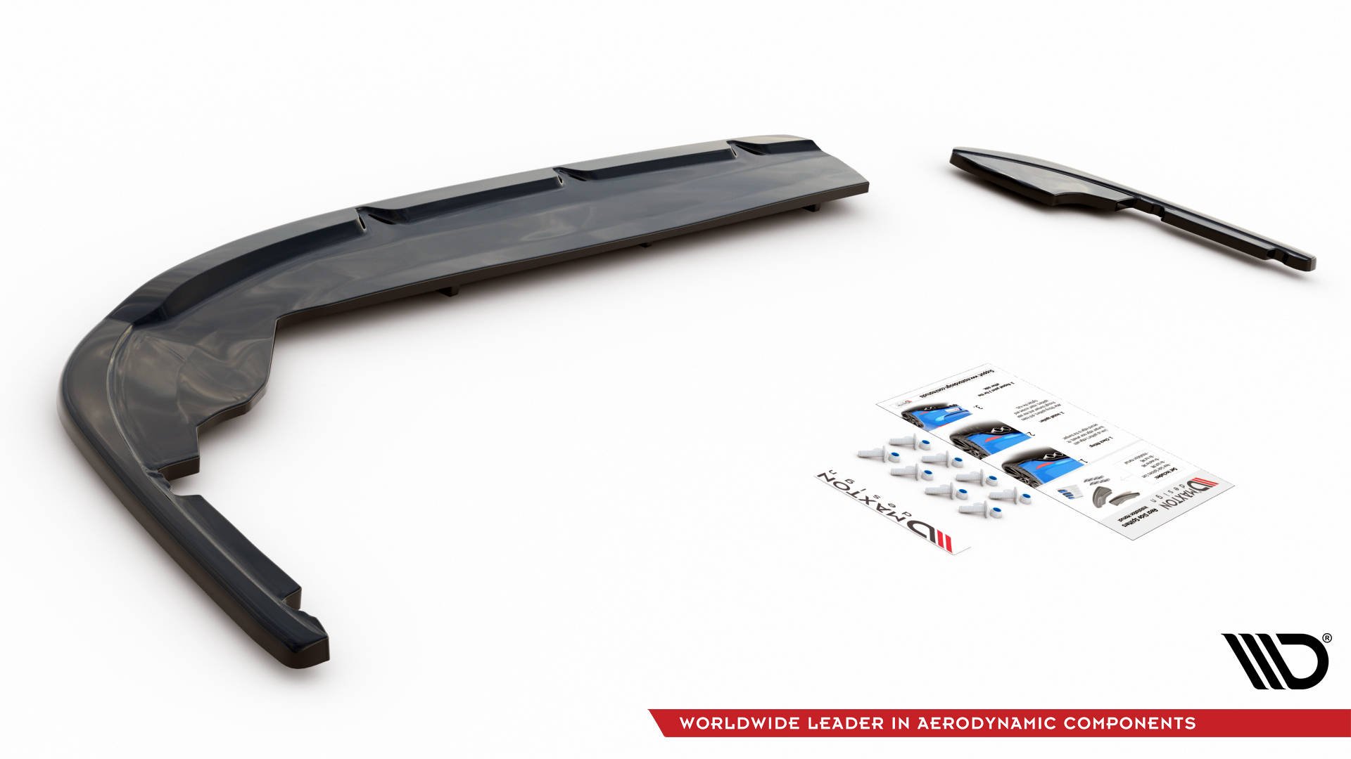 Central Rear Splitter (Vertical Bars) Peugeot 508 GT-Line Mk2 - 4