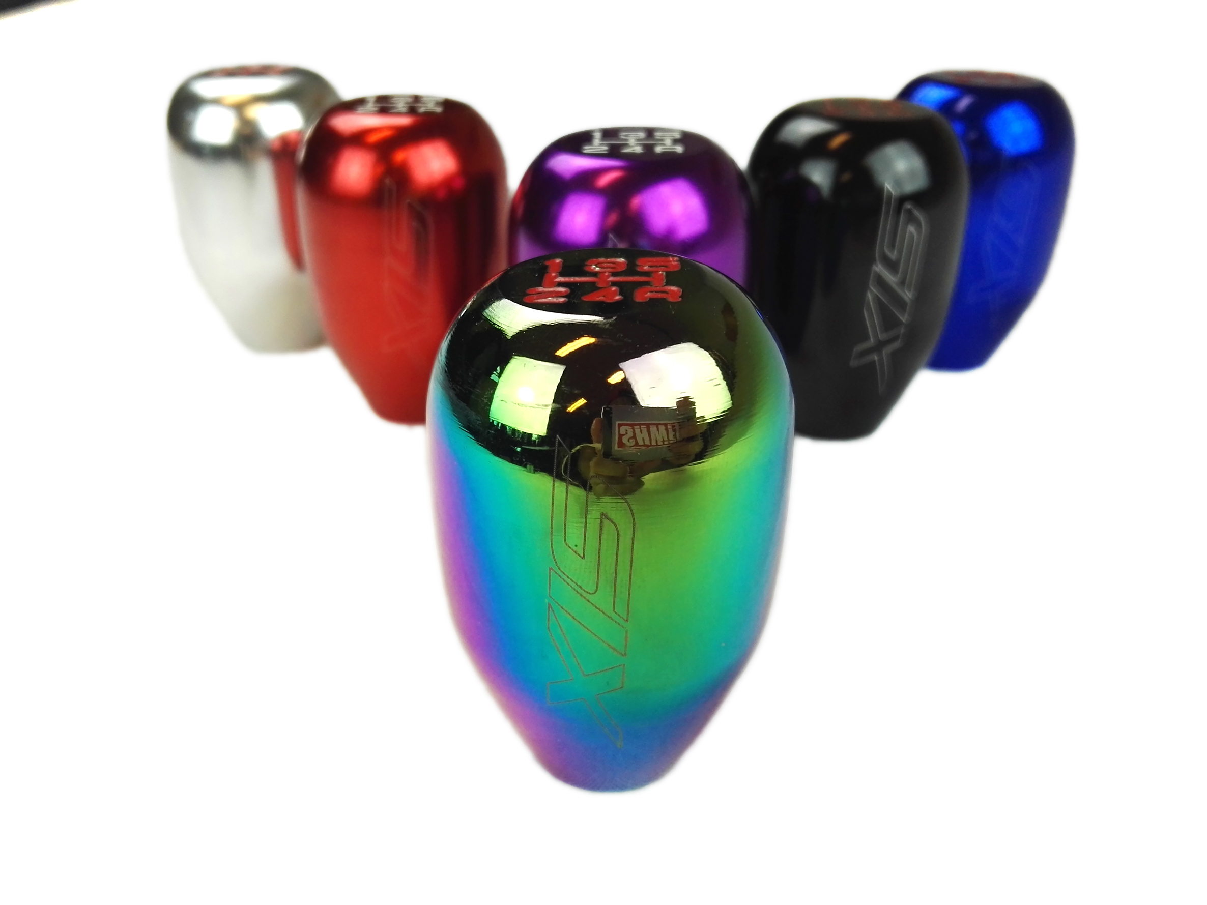UNIVERSAL (HONDA) 5-SPEED M10X1.5 SHIFT KNOB NEOCHROME [SIX]
