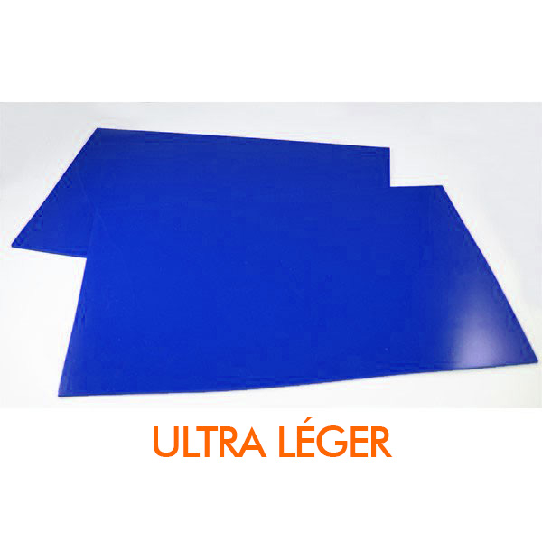 BLUE 2MM RALLY MUD FLAPS (BY PAIR) - 4