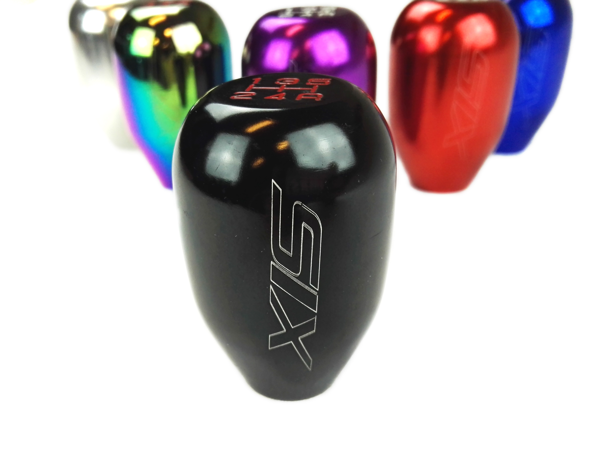 UNIVERSAL (HONDA) 5-SPEED M10X1.5 SHIFT KNOB BLACK [SIX]