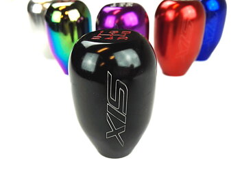 UNIVERSAL (HONDA) 5-SPEED M10X1.5 SHIFT KNOB BLACK [SIX]