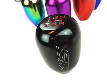 UNIVERSAL (HONDA) 5-SPEED M10X1.5 SHIFT KNOB BLACK [SIX]
